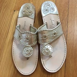 Jack Rogers Leather Hamptons Sandals